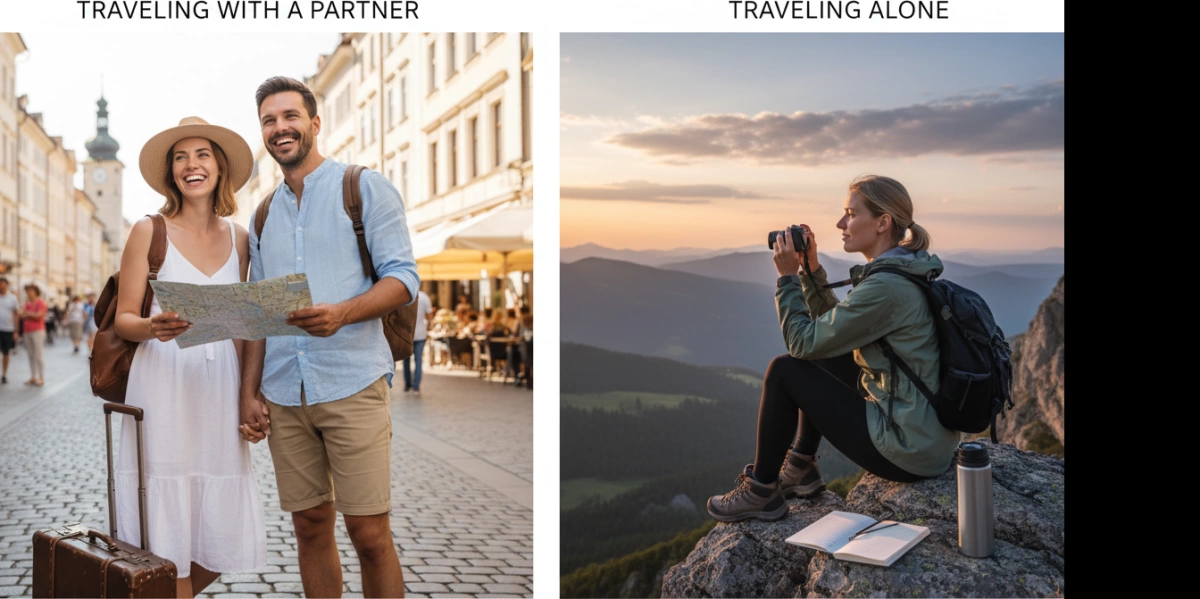 Traveling with a Partner vs Alone Honest Comparison and Guide