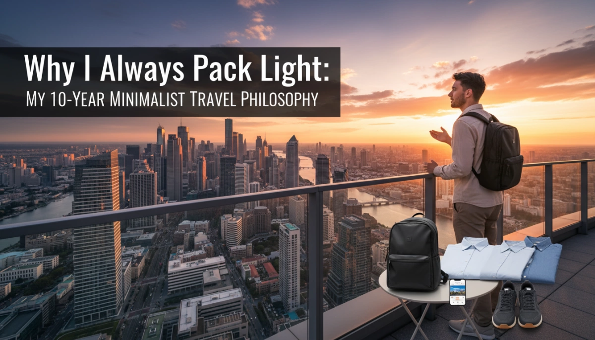 Why I Always Pack Light A Decade of Minimalist Travel Tips