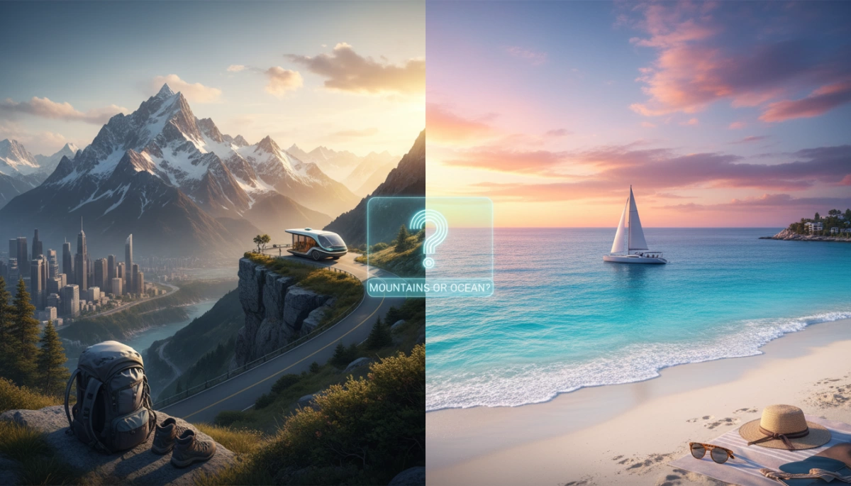 Choosing Between Mountains and Ocean | Ultimate Guide to Your Perfect Escape